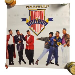 Rappin' Is Fundamental Doo-Hop Legacy Vintage 1991 Promo Poster 24x24 Hip Hop‎